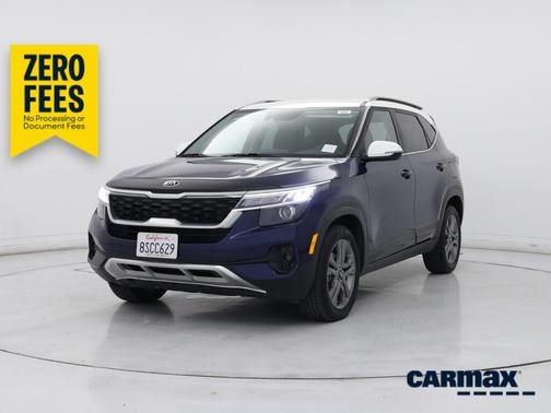 Blue 2021 Kia Seltos S