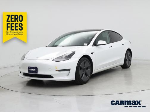 White 2021 Tesla Model 3 Standard Range Plus
