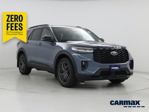 Blue 2025 Ford Explorer ST-Line