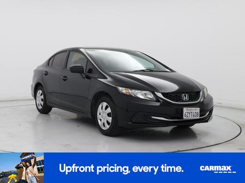 Black 2014 Honda Civic LX