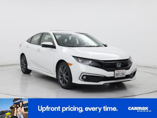 White 2019 Honda Civic EX