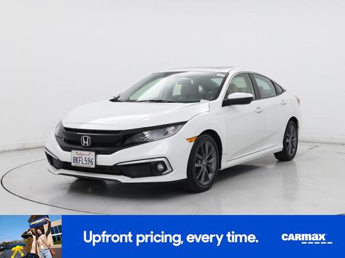 White 2019 Honda Civic EX