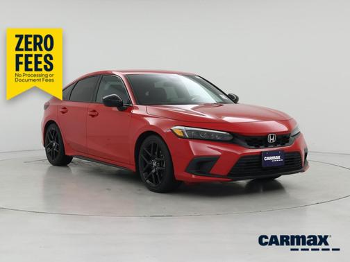 Red 2022 Honda Civic Sport