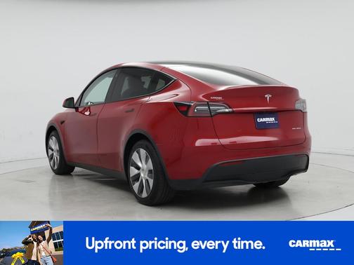 Red 2022 Tesla Model Y Long Range