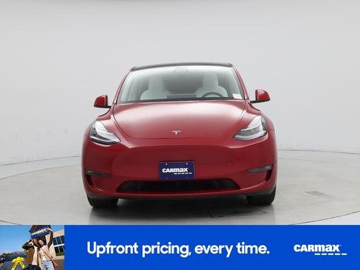 Red 2022 Tesla Model Y Long Range