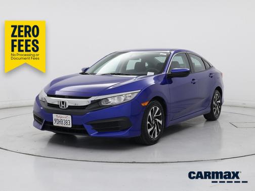 Blue 2016 Honda Civic LX