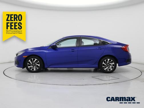 Blue 2016 Honda Civic LX