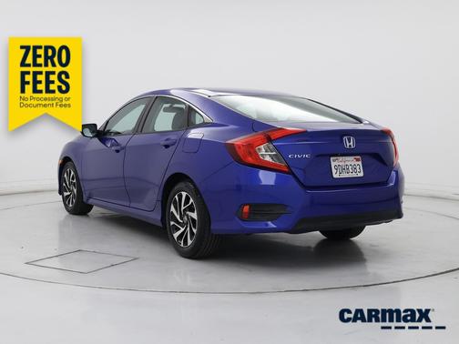 Blue 2016 Honda Civic LX