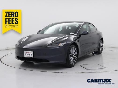 Gray 2025 Tesla Model 3 Long Range