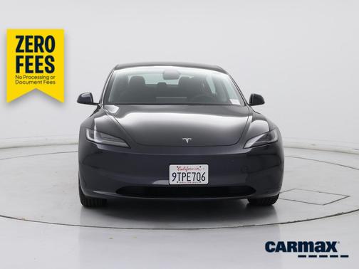 Gray 2025 Tesla Model 3 Long Range