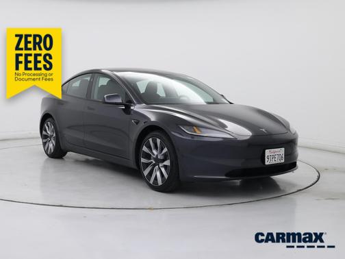 Gray 2025 Tesla Model 3 Long Range