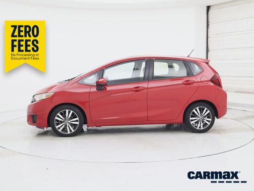 Red 2016 Honda Fit EX