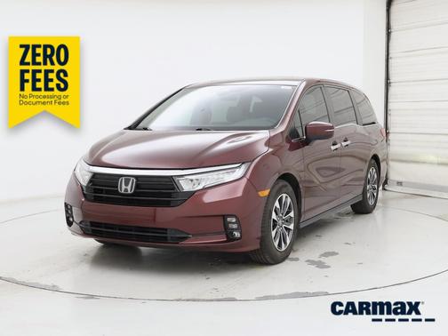 Burgundy 2021 Honda Odyssey EX-L