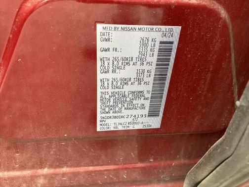 2024 Nissan Pathfinder Rock Creek 4WD