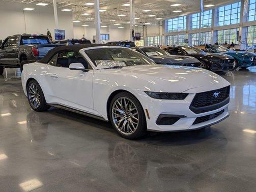 Oxford White 2026 Ford Mustang EcoBoost Premium Convertible