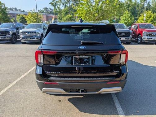 Black Metallic 2025 Ford Explorer Platinum