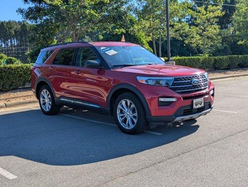 Red Metallic 2023 Ford Explorer XLT