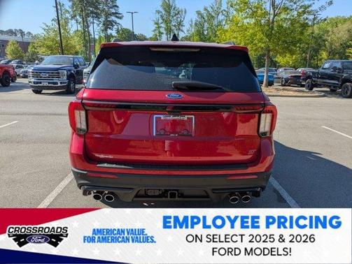 Rapid Red Metallic Tinted Clearcoat 2026 Ford Explorer ST