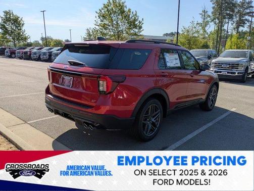 Rapid Red Metallic Tinted Clearcoat 2026 Ford Explorer ST