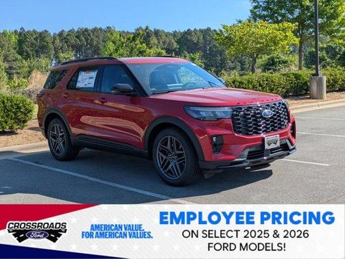 Rapid Red Metallic Tinted Clearcoat 2026 Ford Explorer ST
