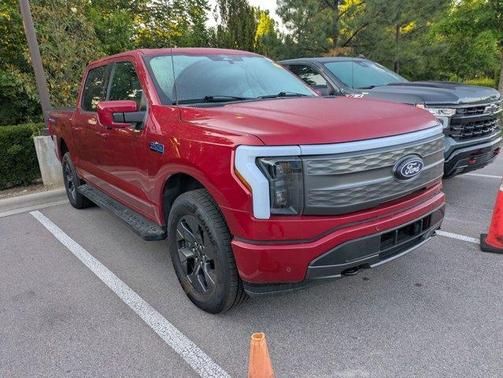Red Metallic 2025 Ford F-150 Lightning LARIAT