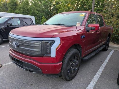 Red Metallic 2025 Ford F-150 Lightning LARIAT