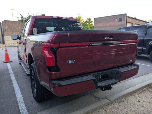 Red Metallic 2025 Ford F-150 Lightning LARIAT