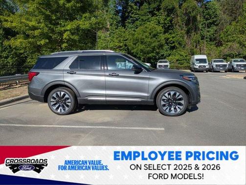 Carbonized Gray Metallic 2026 Ford Explorer Platinum