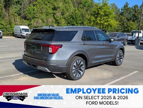 Carbonized Gray Metallic 2026 Ford Explorer Platinum