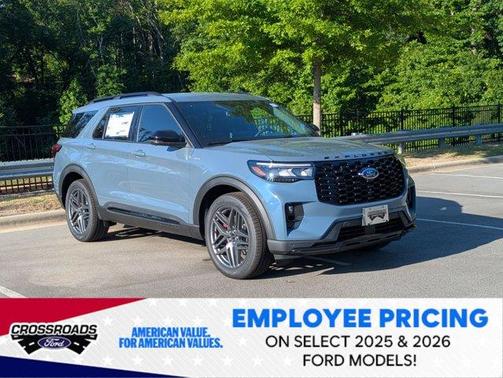 Vapor Blue Metallic 2026 Ford Explorer ST-Line