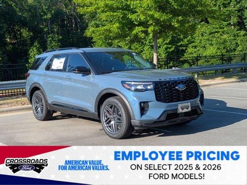 Vapor Blue Metallic 2026 Ford Explorer ST-Line