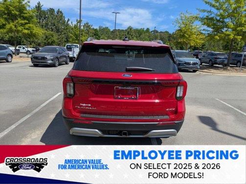 Rapid Red Metallic Tinted Clearcoat 2026 Ford Explorer Platinum
