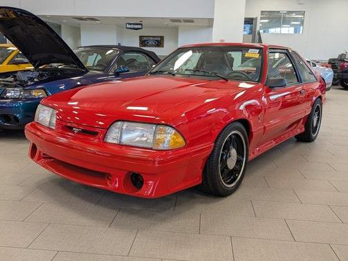 Red 1993 Ford Mustang SVT Cobra