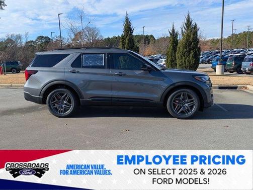 Carbonized Gray Metallic 2026 Ford Explorer ST