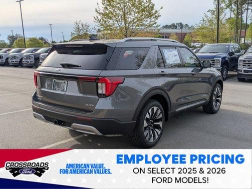 Carbonized Gray Metallic 2026 Ford Explorer Platinum