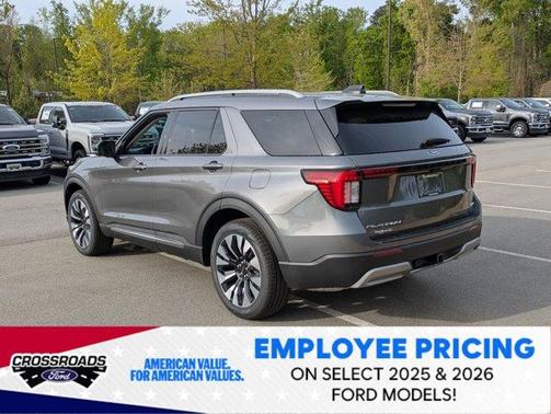 Carbonized Gray Metallic 2026 Ford Explorer Platinum
