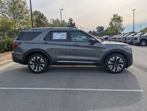 Carbonized Gray Metallic 2026 Ford Explorer Platinum