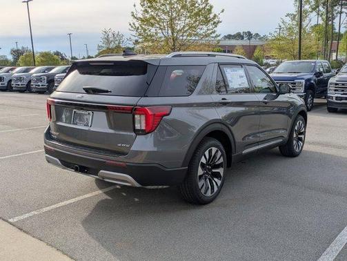 Carbonized Gray Metallic 2026 Ford Explorer Platinum