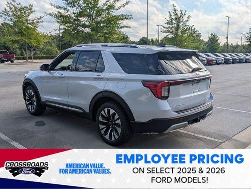 Space White Metallic 2026 Ford Explorer Platinum