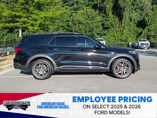 Agate Black Metallic 2026 Ford Explorer ST