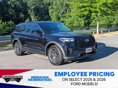 Agate Black Metallic 2026 Ford Explorer ST