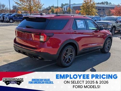 Rapid Red Metallic Tinted Clearcoat 2026 Ford Explorer ST