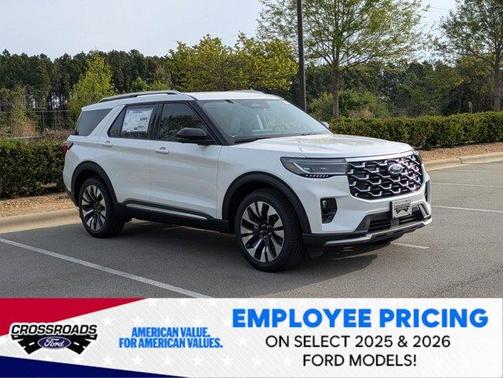 Star White 2026 Ford Explorer Platinum