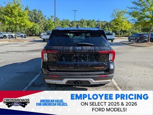 Agate Black Metallic 2026 Ford Explorer Tremor