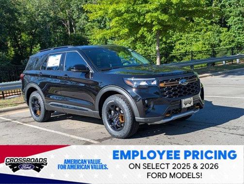 Agate Black Metallic 2026 Ford Explorer Tremor