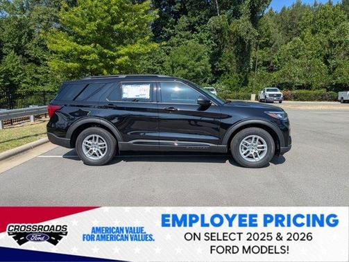 Agate Black Metallic 2026 Ford Explorer Active