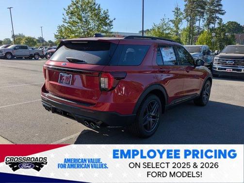 Rapid Red Metallic Tinted Clearcoat 2026 Ford Explorer ST