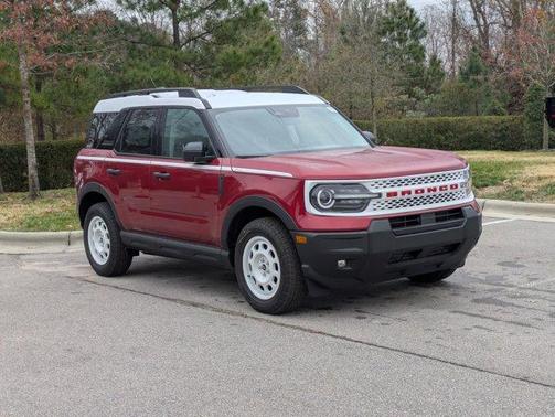 Ruby Red Metallic Tinted Clearcoat 2025 Ford Bronco Sport Heritage SUV