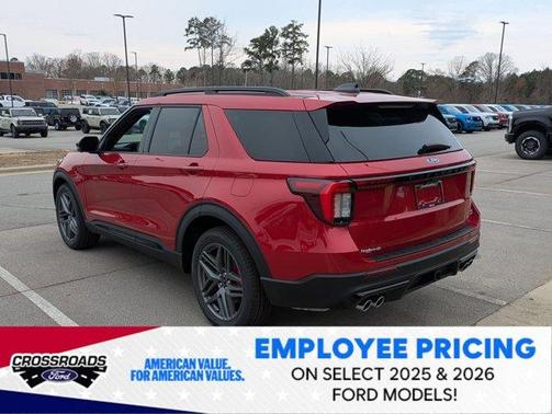 Rapid Red Metallic Tinted Clearcoat 2026 Ford Explorer ST