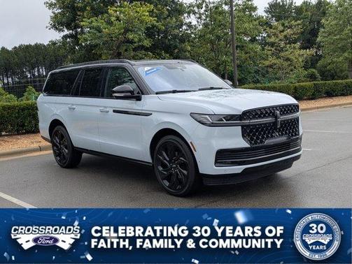 Crystal White 2025 Lincoln Navigator L Black Label